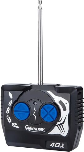 Contixo R11 RC Stingray Toy - Waterproof Remote Control Water Toy - LED Lights - Dual Motors - Indoor & Outdoor Toys - Pool & Bathtub - Gifts for Kids & Toddlers - Boys & Girls - Ages 3-12 - Blue in Saudi Arabia