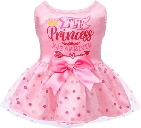 CuteBone Dog Dress Birthday Girl Puppy Princess Clothes Costume Cat Apparel Small Dogs Pet Outfit DD20M in Saudi Arabia