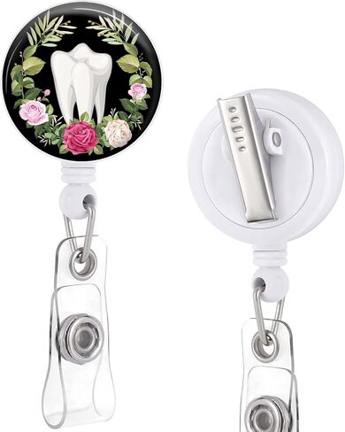 Don't Be Tachy Badge Reels Holder Retractable with ID Clip for Nurse Name Tag Card Heart Anatomy Cardiology Nursing Doctor Teacher Student Medical Work Office Alligator Clip in Saudi Arabia