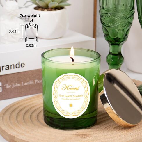 شموع كوني المعطرة، شموع الصويا، شمعة العلاج العطري، شمعة معطرة الهروب إلى الجنة للرجال والنساء، شمعة معطرة للمنزل، 7.05 أونصة، مثالية لخلق أجواء مريحة وهدايا العطلات in Kuwait
