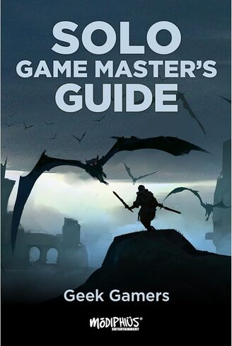 Modiphius Entertainment Ltd Geek Gamers: Solo Game Master's Guide - Softcover RPG Book, 180 Pages, System-Neutral Tricks, Rules, Tables & Lists in Saudi Arabia