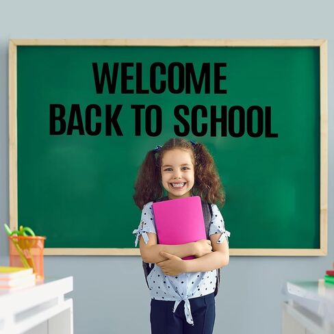 420 جهاز كمبيوتر شخصى 5 بوصة كبيرة رسائل لوحة الإعلانات للفصل الدراسي، 42 ورقة ملصقات الحروف كبيرة الخط الأبجدية عدد الفينيل ملصقات ذاتية اللصق لعرض لوحة الملصق السبورة ديكور المدرسة الملونة in Kuwait