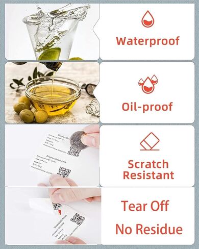 ملصق زهرة Memoking Rosy Clouds، مستدير 1.96 بوصة، 140 قطعة، متوافق مع ملصقات طابعة Phomemo M110 M220 M200 M120 M221 لتصميم شعار DIY، شكرًا in Kuwait