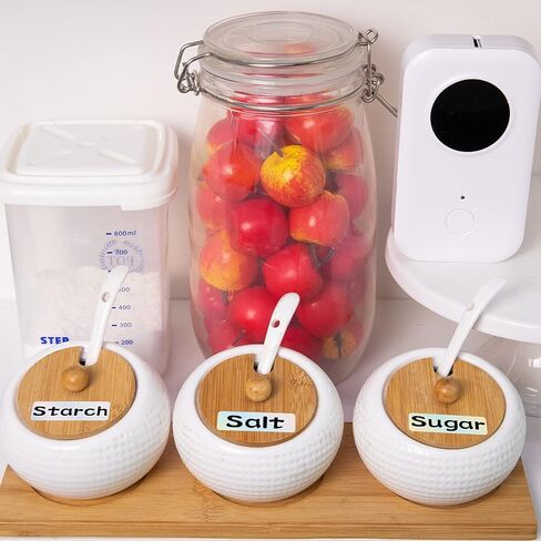 ملصقات D30 - ملصقات حرارية ذات ألوان متدرجة على شكل حورية البحر، ملصقات ذاتية اللصق للأعمال المنزلية والمكاتب، متوافقة مع صانع الملصقات Memoking/Phomemo D30، 12x40 مم/0.47x1.57 بوصة، 3 بكرات in Kuwait