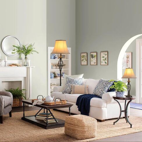 2 Pack Vintage Style Table Lamp, Buffet Table Lamp,Traditional Bedside Lamps, Tall Table Lamp Set of Two for Living Room, Bedroom in Saudi Arabia