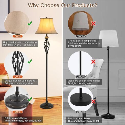 2 Pack Vintage Style Table Lamp, Buffet Table Lamp,Traditional Bedside Lamps, Tall Table Lamp Set of Two for Living Room, Bedroom in Saudi Arabia