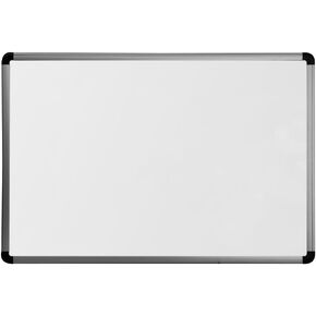 Mead Dry Erase Board / Melamine Whiteboard, 3' x 2', Silver Aluminum Frame (43750)