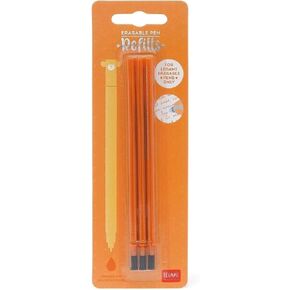 Erasable Gel Pen Refills for Legami Pens Orange - Pack of 3