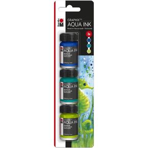 Marabu Graphix Aqua Ink Trail Set, Seahorse (1213900000102)