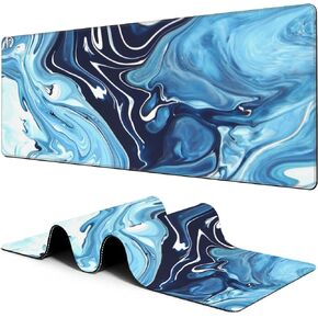 Colorful Cats Mouse Pad Desk Mat XL Large Gaming Mousepad Extended Computer Keyboard Mat with Non-Slip Rubber Base and Stitched Edge 11.8 x 31.5 Inch for Gaming and Office Work