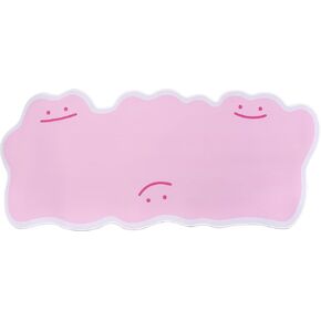 YOCORE Cute Lilac Mouse Pad, Large Kawaii Anime Gaming Keyboard Pad, Light Purple Non-Slip Base Long Office Desk Mat, Durable Extended Desk Blotter Protector - Pink Ditto