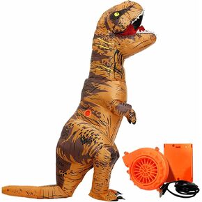 Inflatable Dinosaur Costume, Blow Up Dinosaur Costume, Dino Party Halloween Cosplay Christmas Costume