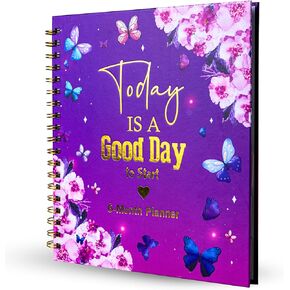 Undated 6 Month Planner Weekly and Monthly - Goal Planner with Weekly To Do List, Habit Tracker & Daily Hourly Planner for Time blocking, Pages 8.5 x 10 inches by Bewolken