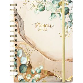 Planner 2024-2025 - Planner 2024-2025, Weekly Monthly Planner, July 2024 - June 2025, 6.4" x 8.5", Monthly Tabs, Flexible Hardcover, Thick Paper, Strong Binding, Back Pocket, Holidays