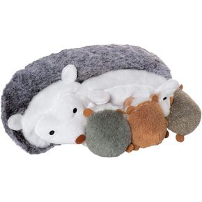Manhattan Toy Nursing Nola Nurturing Rabbit Stuffed Animal with Plush Baby Bunnies