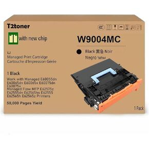 Remanufactured W9004MC Toner Cartridge [with New Chip] Replacement for LJ Managed E60155dn E60165dn E60175dn E60055dn E60065dn E60075dn MFP E62655 E62665 E62675 Printers.1 Black