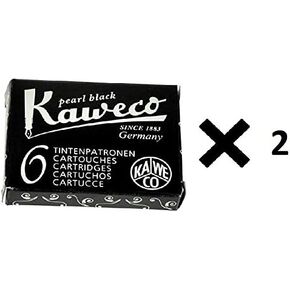 Kaweco Black Ink Cartridges - 2 Pack