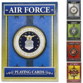 Springbok - United States Air Force Playing Cards - Officially Licensed 52 Playing Card Deck - Made in USA
