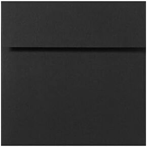 LUXPaper Square Invitation Envelopes | Peel & Press | 5 1/4" x 5 1/4" | Midnight Black | 80lb. Text | 50 Qty