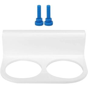 ViaGasaFamido Aquarium Filter Sock Bag Holder, Acrylic Double Hole Fish Tank Filter Mount Bracket Fish Tank Filter Sock Holder