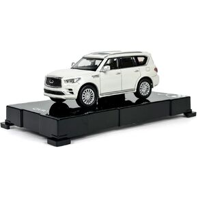 Paudi Model 1/64 Scale Diecast Car Infiniti 2020 QX80 for Adults Collection White