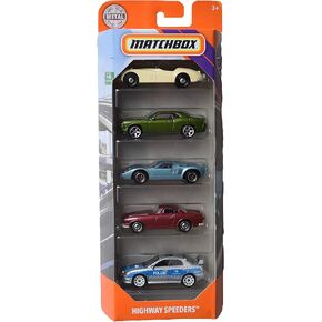 Matchbox 5 Pack Highway Speeders