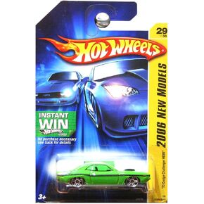 Hot Wheels 2006 New Models 1970 70 Dodge Challenger HEMI Green #29