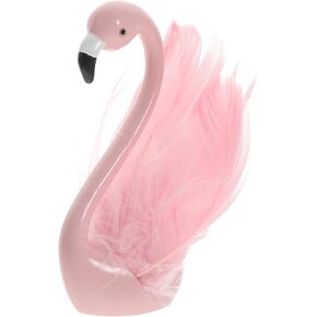 ERINGOGO Flamingo Ornament Hawaii Decor Miniatures The Office Decor Pink Ornaments Flamingo Model Home Decorations Desk Top Decor Mini Decor Desktop Bookcase Models Figure Princess
