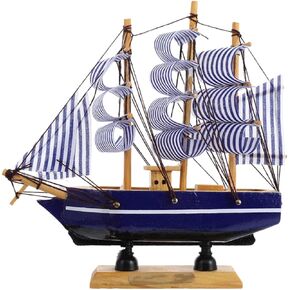 1Pc Nautical Sailboat Graduation Cake Topper Creative Decorative Party Cake Decor for Graduation Celebrations Unique Cake Ornament for Class