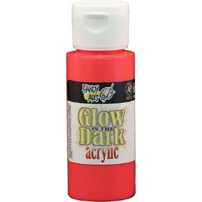 Handy Art Glow in the Dark Acrylic Paint 2 ounce, Yellow