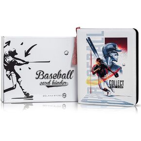 Baseball Binders for Cards, Card Collector Binder, Sports Card Book, Card Holder Binder for Trading Cards, Baseball Photo Album, Trading card binder sports, Sport cards binder, Sports cards binder in Saudi Arabia