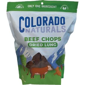 Dried Lung Beef Chop Dog Treats, 16 oz – All-Natural, Made in USA, No Fillers or Preservatives – Great for Dogs with Sensitive Stomachs