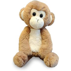 MoMo Monkey, Lushee, Medium, 10" Stuffed Animal for Baby, Toddler, Kids, Adults - Soft, Huggable Stuffed Monkey- Adorable Toy Made from Kid-Friendly, Quality Materials in Saudi Arabia
