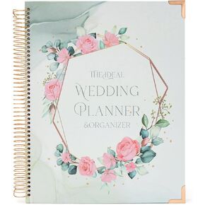 Wedding Planner for Bride, Wedding Planning Book and Organizer,Bridal Planning Notebook with Wedding Countdown Calendar,Unique Engagement Gift for Newly Engaged Couples,9" X 11" (Style B)