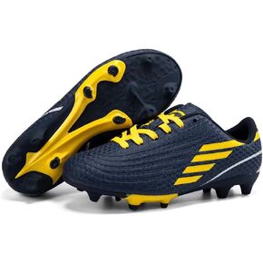 TOLLN Boys Girls Football Shoes Kids Soccer Cleats