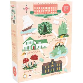 Literary Locations Jigsaw Puzzles for Book Lovers and Puzzle Lovers, Unique Themed Book Puzzles for Adults, Fun Gifts for Puzzle Lovers, Jigsaw Puzzles for Adults 500 Pieces