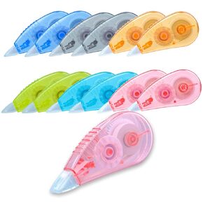 White Out Tape, 12 Pack White out - 13.13 Feet Correction Tape, White Out Correction Tape, Whiteout tape for School And Office.