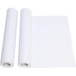 ESSENTIAL 1 Roll Easel Paper Roll 18 Inch x 75 Feet, White Drawing Paper for Kids, Bulletin Board Paper, Without Glue, Blank Coloring Roll for Paints, Wall Art and Gift Wrap
