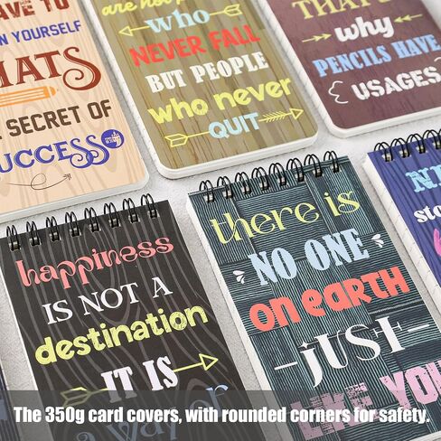 4PCS Pocket Notebooks, 3x5in Small Spiral Notepads with Lined Pages Mini Spiral Notebook Inspiring Notebooks for School Office Home Gifts in Saudi Arabia