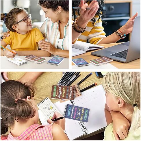 4PCS Pocket Notebooks, 3x5in Small Spiral Notepads with Lined Pages Mini Spiral Notebook Inspiring Notebooks for School Office Home Gifts in Saudi Arabia