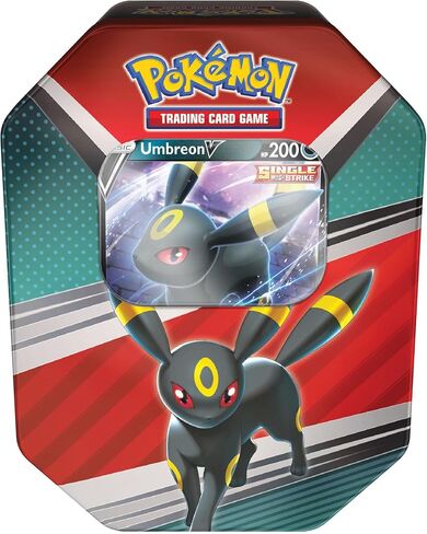 Pokémon TCG: V Tin Heroes Umbreon (1 Foil Card & 4 Booster Packs) in Saudi Arabia