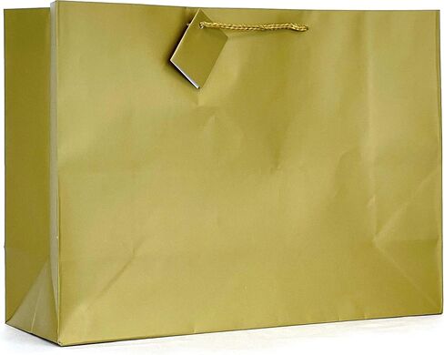 allgala Gift Bags, 12 Pack 16x12x6 Inch Extra Wide Vogue Bag Dark Blue Gift Bags with Handles for Birthday, Wedding, Party Supplies, Baby Shower, Holidays, Chirstmas in Kuwait