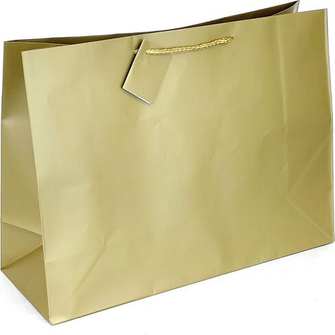 allgala Gift Bags, 12 Pack 16x12x6 Inch Extra Wide Vogue Bag Dark Blue Gift Bags with Handles for Birthday, Wedding, Party Supplies, Baby Shower, Holidays, Chirstmas in Kuwait