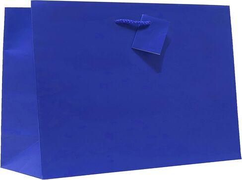 allgala Gift Bags, 12 Pack 16x12x6 Inch Extra Wide Vogue Bag Dark Blue Gift Bags with Handles for Birthday, Wedding, Party Supplies, Baby Shower, Holidays, Chirstmas in Kuwait