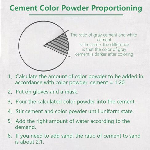 Green Iron Oxide(500g) Mineral Pigment,Pigments for Artistic and Decorative Painting, Concrete, Clay, Lime, Plaster, Masonry and Paint Products in Saudi Arabia