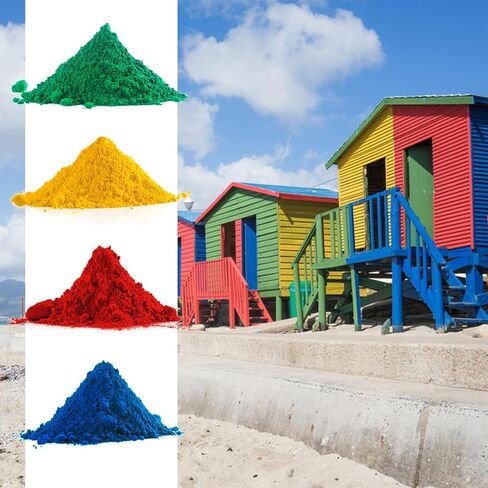 Green Iron Oxide(500g) Mineral Pigment,Pigments for Artistic and Decorative Painting, Concrete, Clay, Lime, Plaster, Masonry and Paint Products in Saudi Arabia
