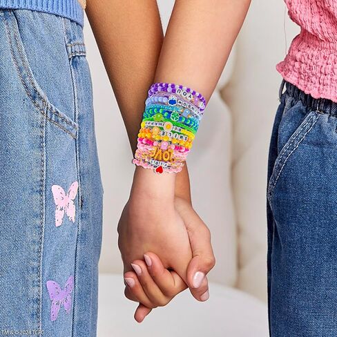 Care Bears Rainbow Jewelry, Make Over 20 Bracelets With Charms & Beads for Bracelet Making, Bracelet Making Kit with Storage Case, Friendship Bracelet Kit, Girls Toys Age 6-8, Charm Bracelet Kit in Saudi Arabia