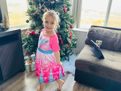 LQSZ Girls Princess Nightgowns Night Dress Sleepwear 3-10 Years Pajamas Nightgowns for Little Girls in Kuwait