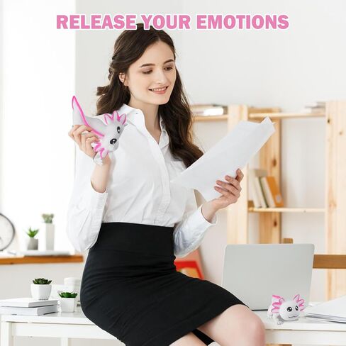 Axolotl Stress Balls for Adults and Kids (Blue), Axolotl Squishy Toys, Cute Axolotl Stress Relief Sensory Fidget Toys, Sand Filled Stretch Animal Squeeze Toys, Axolotl Squishy Ball for Boys and Girls in Saudi Arabia