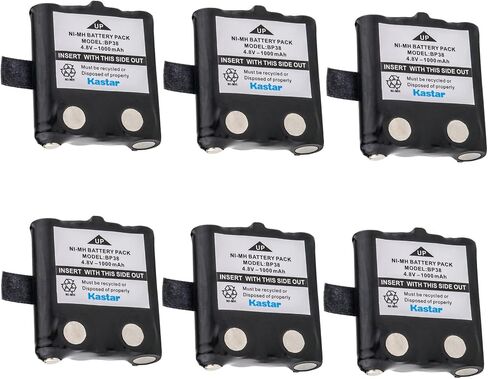 Kastar 2-Pack Ni-MH 4.8V 1000mAh Two-Way Radio Battery Replacement for Uniden BP38, BP-38, BP39, BP-39, BP40, BP-40, Uniden BT537, BT1013, BT-537, BT-1013, FPB9404, GMR635, GMR635-2CK, GMR638, GMR645 in Kuwait